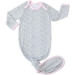Little Sleepies Mod Dot Newborn Tie Gown